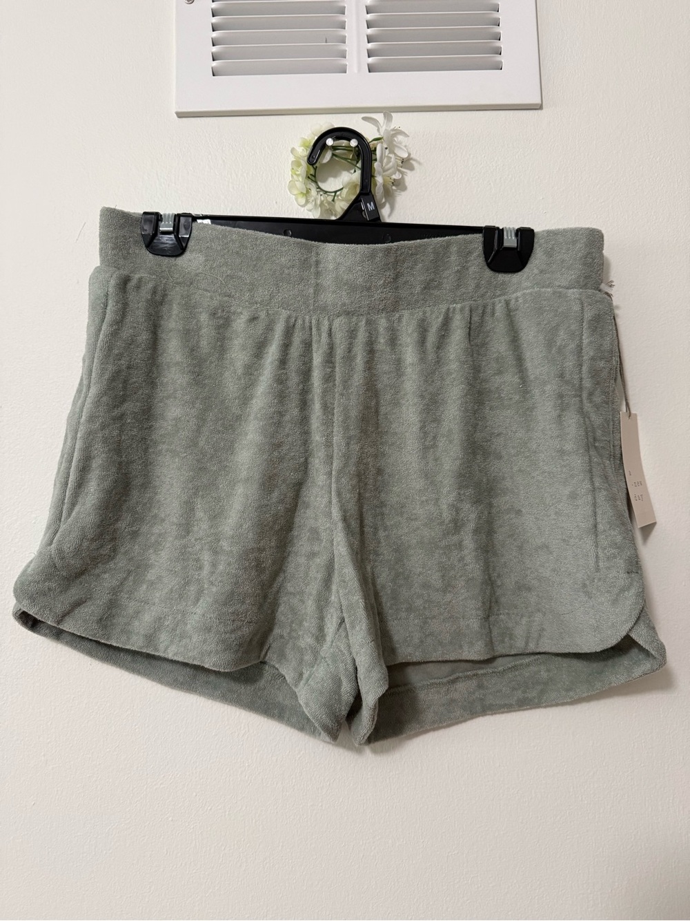 a new day Sage Green Athletic Terry Lounge Shorts
